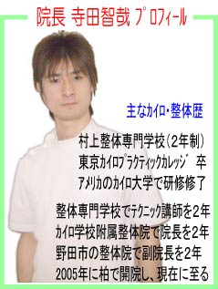 整体・ｶｲﾛ歴